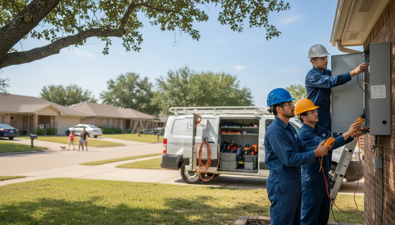 Certified electrician providing emergency electrical services in Stratton, NE